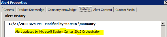 System Center Orchestrator 2012 Updating SCOM alerts using Integration ...